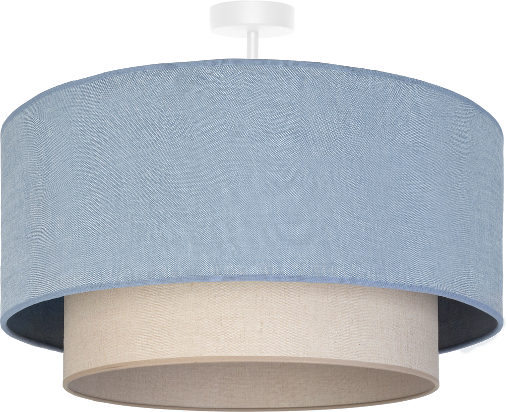 Lampa sufitowa DUOLLA BOHO 751401 niebieski/Beżowy 1xE27 średn.45cm