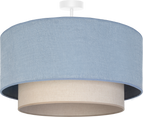Lampa sufitowa DUOLLA BOHO 751401 niebieski/Beżowy 1xE27 średn.45cm