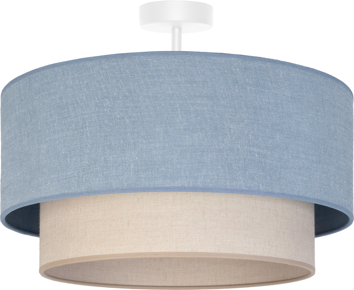 Lampa sufitowa DUOLLA  BOHO 751432 niebieski/Beżowy 1xE27 średn.60cm