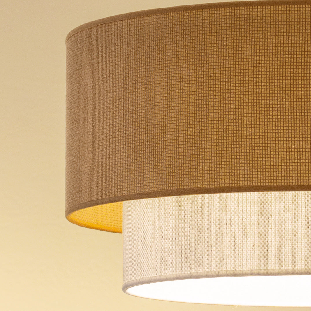 Lampa sufitowa DUOLLA BOHO 751463 beżowy/kremowy 1xE27 średn.45cm