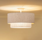 Lampa sufitowa DUOLLA BOHO 751555 beżowy/kremowy 1xE27 średn.45cm