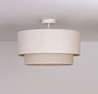 Lampa sufitowa DUOLLA BOHO 751555 beżowy/kremowy 1xE27 średn.45cm