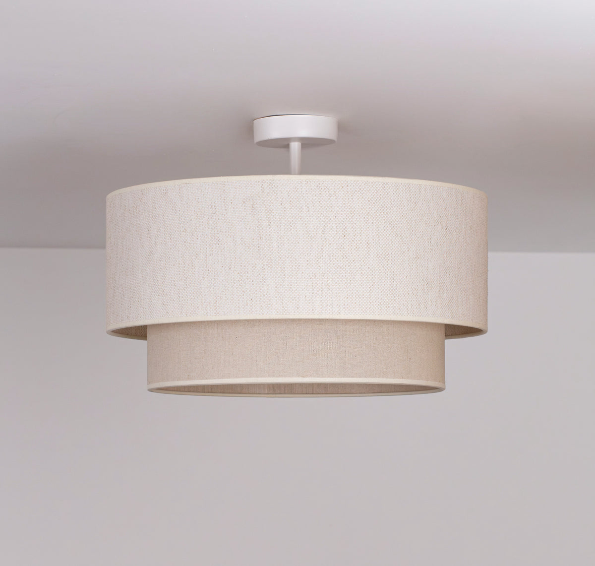 Lampa sufitowa DUOLLA BOHO 751555 beżowy/kremowy 1xE27 średn.45cm
