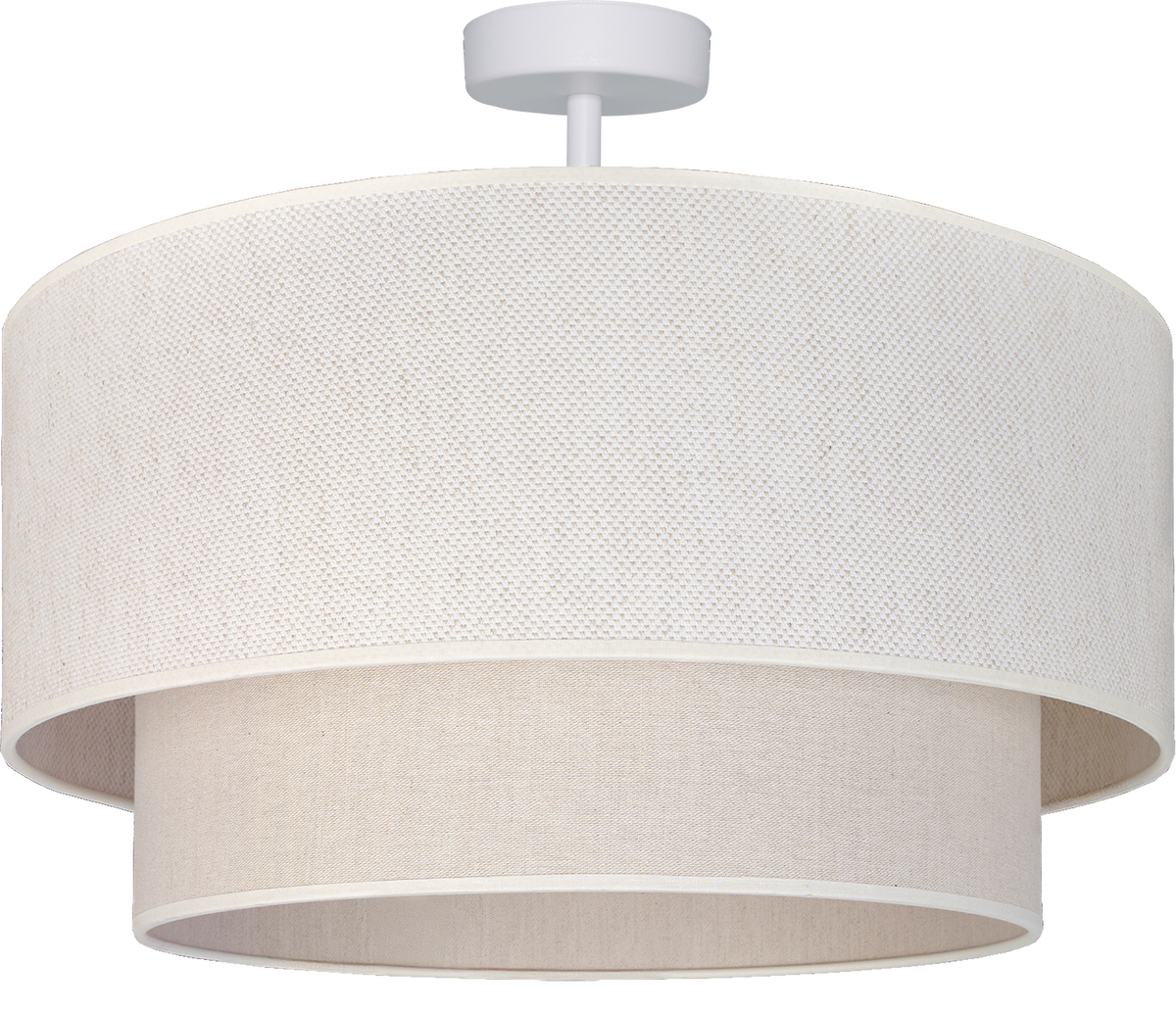 Lampa sufitowa DUOLLA BOHO 751555 beżowy/kremowy 1xE27 średn.45cm