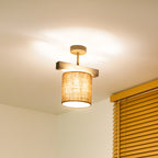 Lampa sufitowa DUOLLA FOREST 753481 Brązowy/naturalny 1xE27 średn.17cm