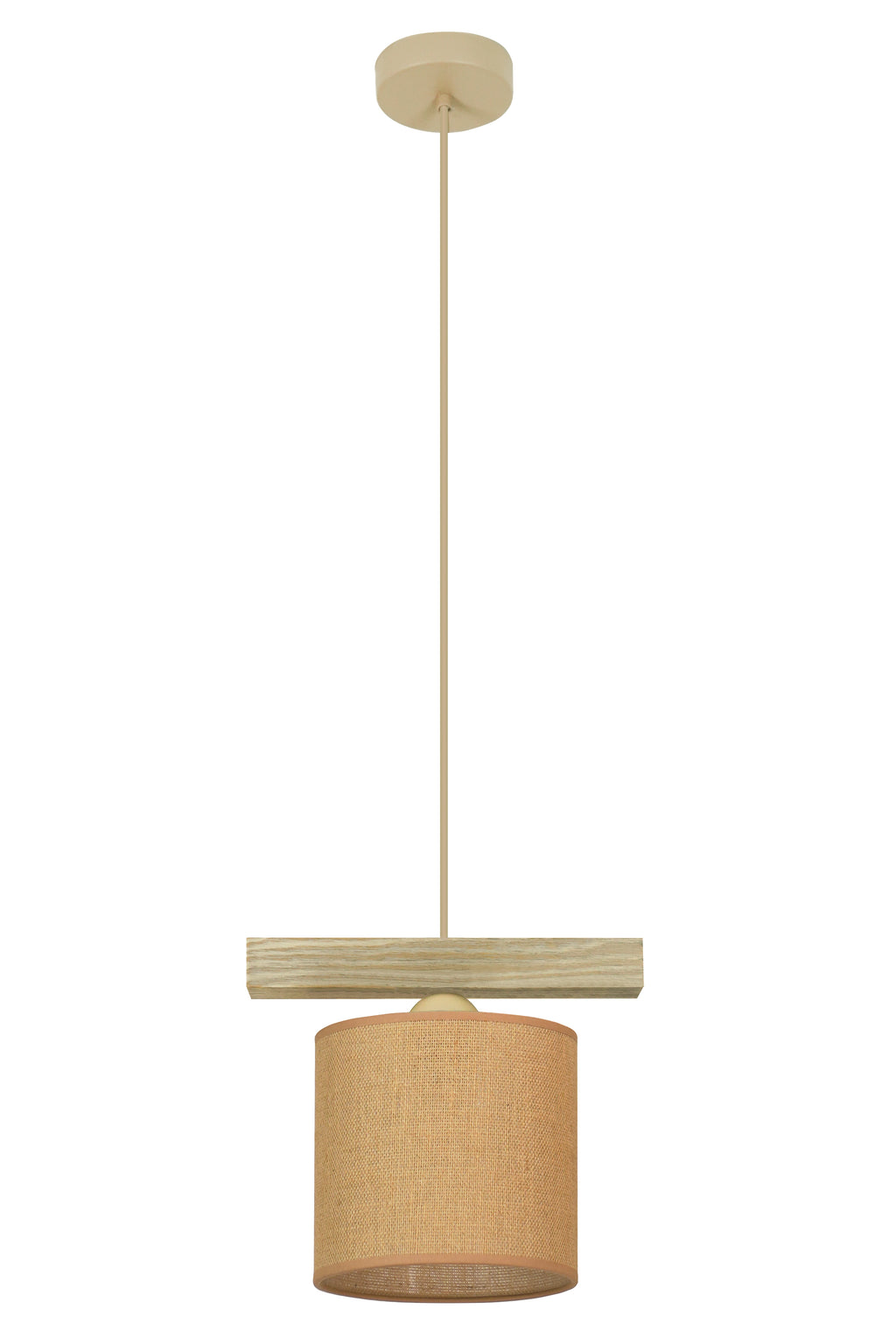 Lampa sufitowa DUOLLA FOREST 753498 Biały/naturalny 3xE27 średn.17cm