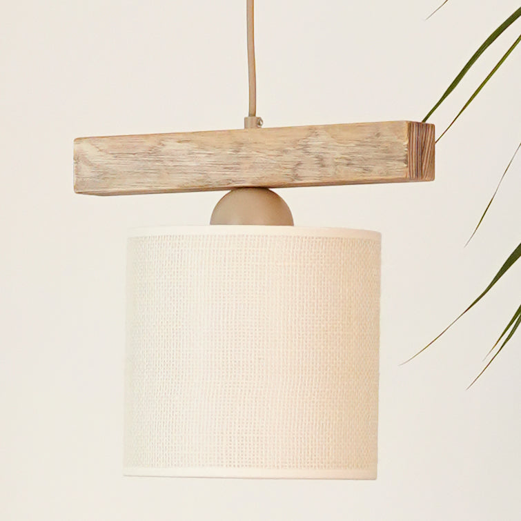 Lampa sufitowa DUOLLA FOREST 753528 Brązowy/naturalny 3xE27 średn.17cm