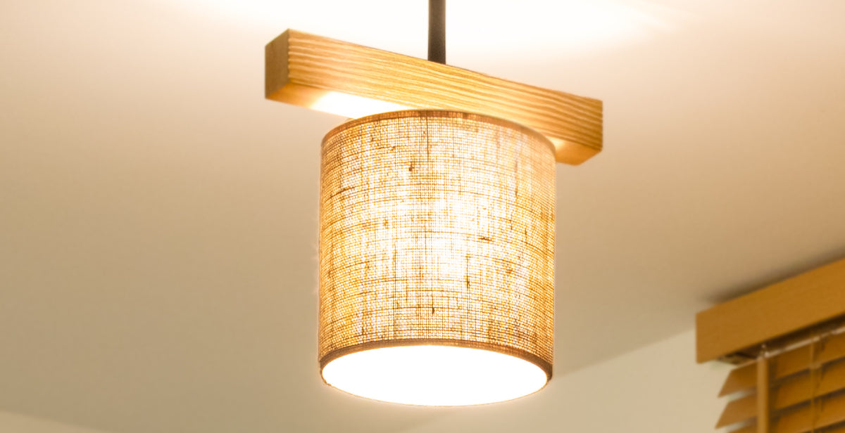 Lampa sufitowa DUOLLA FOREST 753542 Brązowy/naturalny 1xE27 średn.17cm