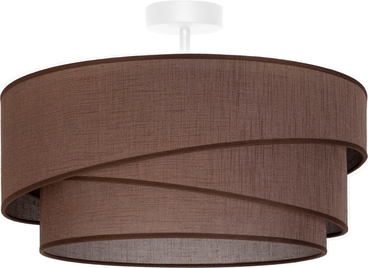 Lampa sufitowa DUOLLA KOBO 753184 brązowy/n/a 1xE27 średn.45cm