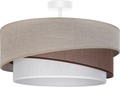 Lampa sufitowa DUOLLA KOBO 753368 beżowy/brązowy 1xE27 średn.60cm