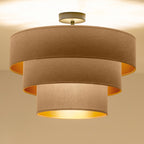 Lampa sufitowa DUOLLA LUNETA CAPPUCINO 750145 beżowy/złoty 1xE27 średn.45cm