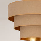 Lampa sufitowa DUOLLA LUNETA CAPPUCINO 750145 beżowy/złoty 1xE27 średn.45cm
