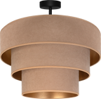 Lampa sufitowa DUOLLA LUNETA CAPPUCINO 750145 beżowy/złoty 1xE27 średn.45cm
