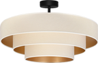 Lampa sufitowa DUOLLA LUNETA LATTE 750091 kremowy/złoty 3xE27 średn.80cm