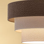 Lampa sufitowa DUOLLA LUNETA MIX 751111 szary/biały 1xE27 średn.45cm