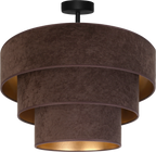 Lampa sufitowa DUOLLA LUNETA MOKKA 750442 brązowy/złoty 1xE27 średn.60cm