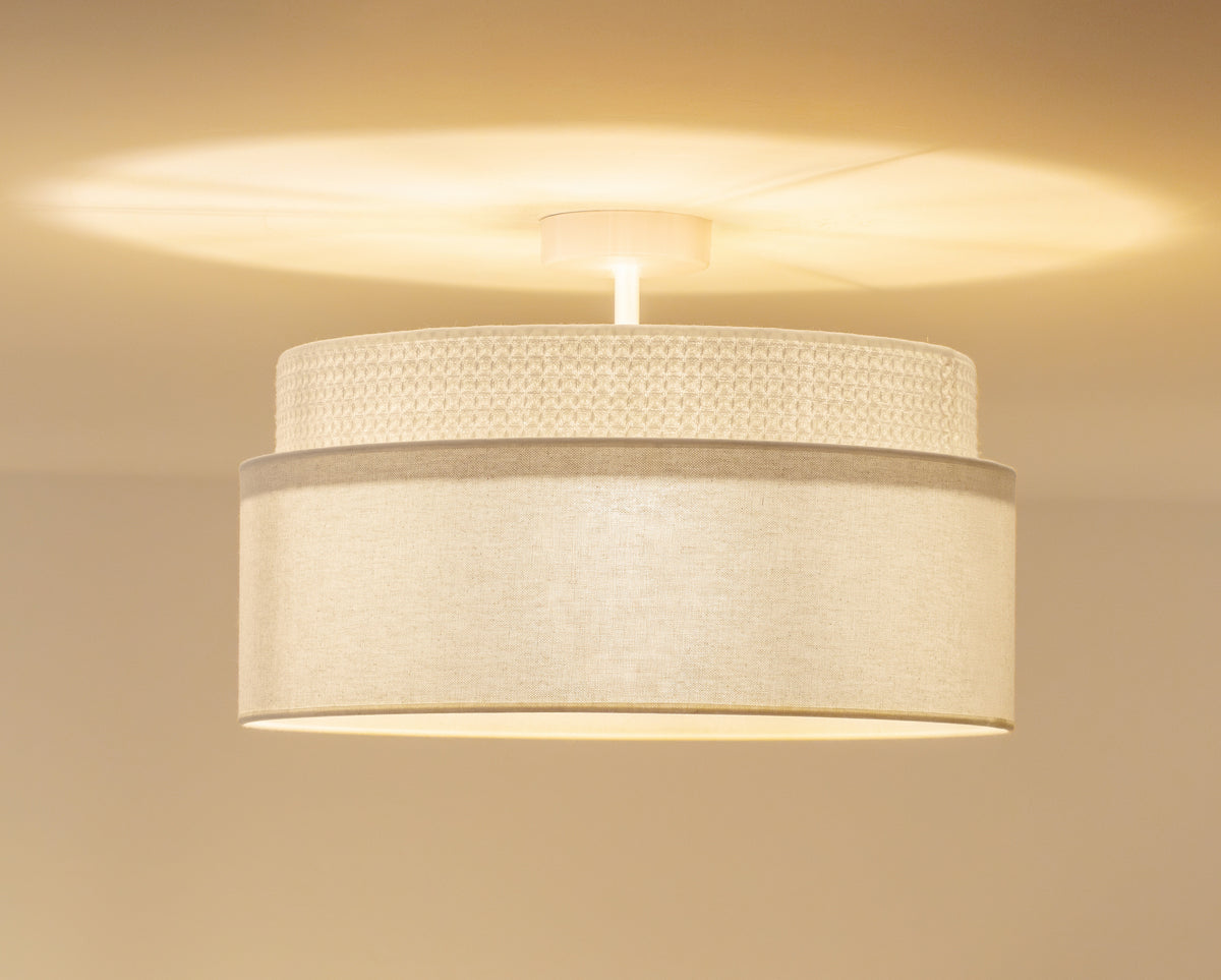 Lampa sufitowa DUOLLA MILANO 751753 Kremowy/Beżowy 1xE27 średn.45cm