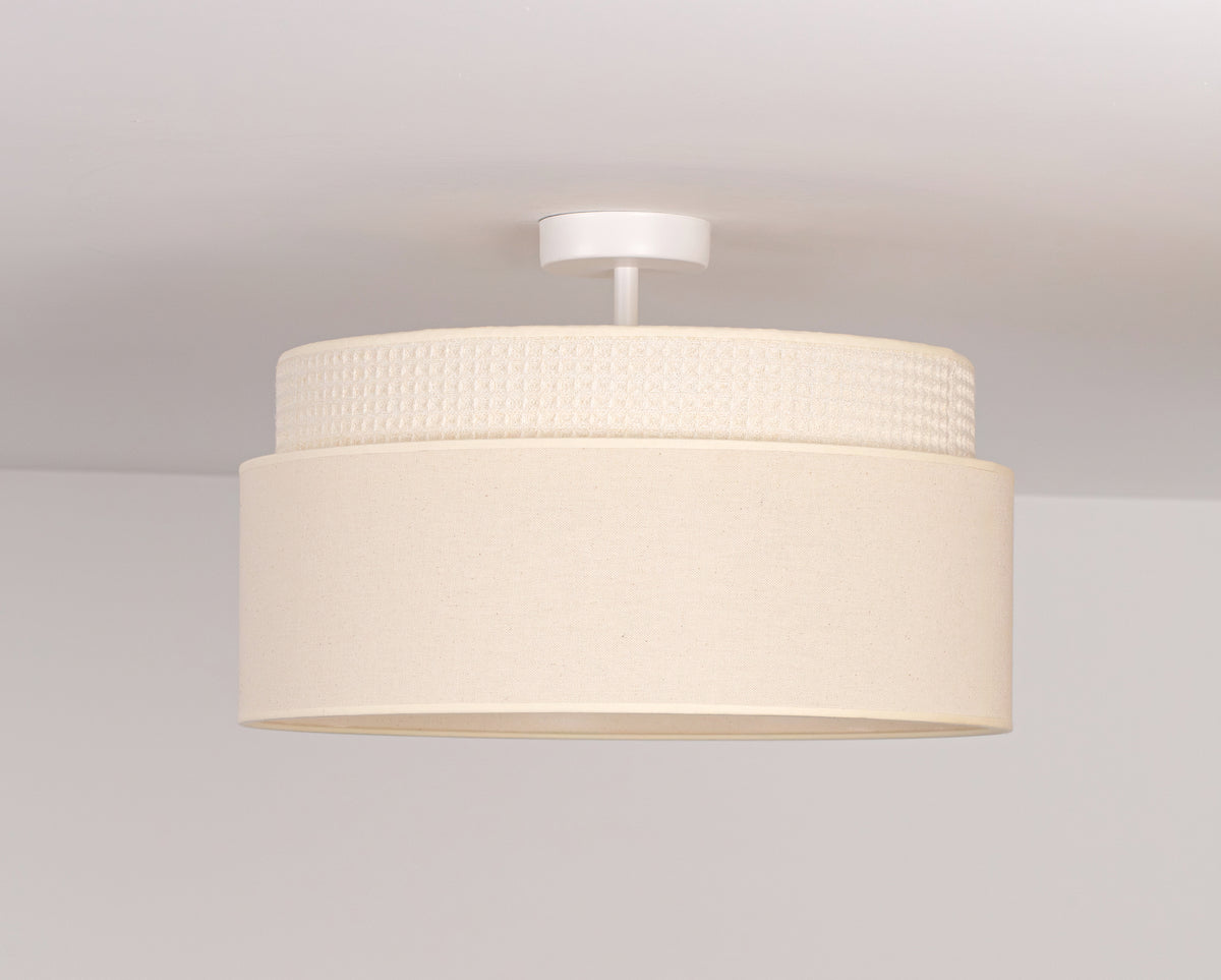 Lampa sufitowa DUOLLA MILANO 751753 Kremowy/Beżowy 1xE27 średn.45cm