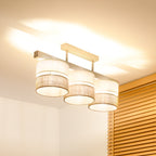 Lampa sufitowa DUOLLA MILANO 753436 Brązowy/Beżowy 1xE27 średn.50cm