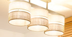 Lampa sufitowa DUOLLA MILANO 753436 Brązowy/Beżowy 1xE27 średn.50cm