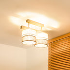Lampa sufitowa DUOLLA MILANO 753443 Kremowy/Beżowy 1xE27 średn.50cm