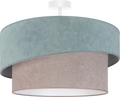 Lampa sufitowa DUOLLA SHINE 753023 zielony /beżowy 1xE27 średn.50cm