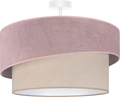 Lampa sufitowa DUOLLA SHINE 753078 różowy/beżowy 1xE27 średn.50cm