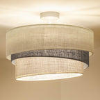 Lampa sufitowa DUOLLA YUTE TRIO 751937 szary/biały 1xE27 średn.45cm