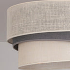 Lampa sufitowa DUOLLA YUTE TRIO 751937 szary/biały 1xE27 średn.45cm