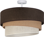 Lampa sufitowa DUOLLA YUTE TRIO 752026 brązowy/biały 3xE27 średn.60cm