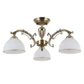 Lampa sufitowa FENEZA dł. 53cm 3xE27 | brązowy