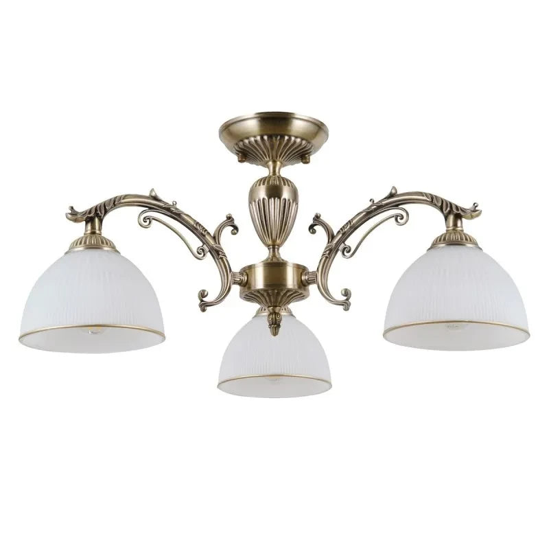 Lampa sufitowa FENEZA dł. 53cm 3xE27 | brązowy