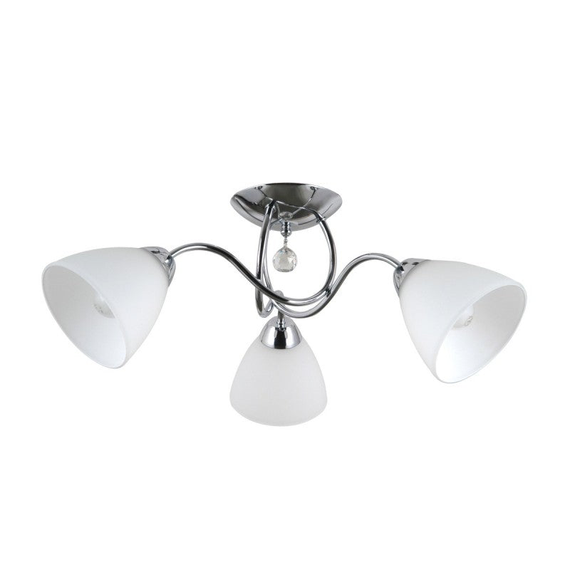 Lampa sufitowa Lugano śr. 45cm 3xE27 | chrom