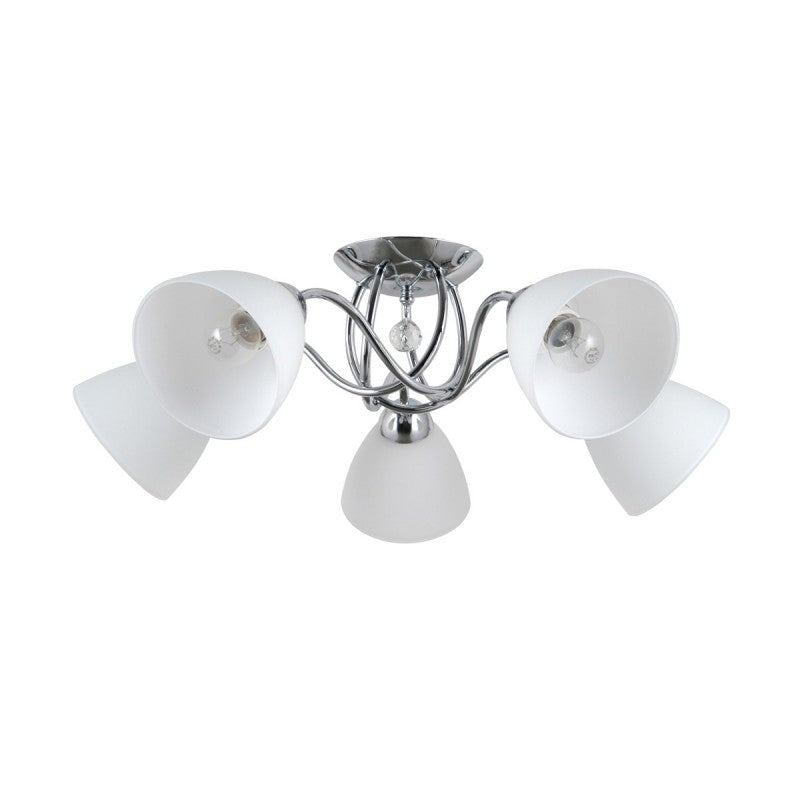 Lampa sufitowa Lugano szer. 50cm 5xE27 | chrom