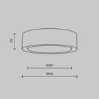 Lampa sufitowa Maytoni Bergamo IP20 3xE27 MOD617CL-04GR | Chrom
