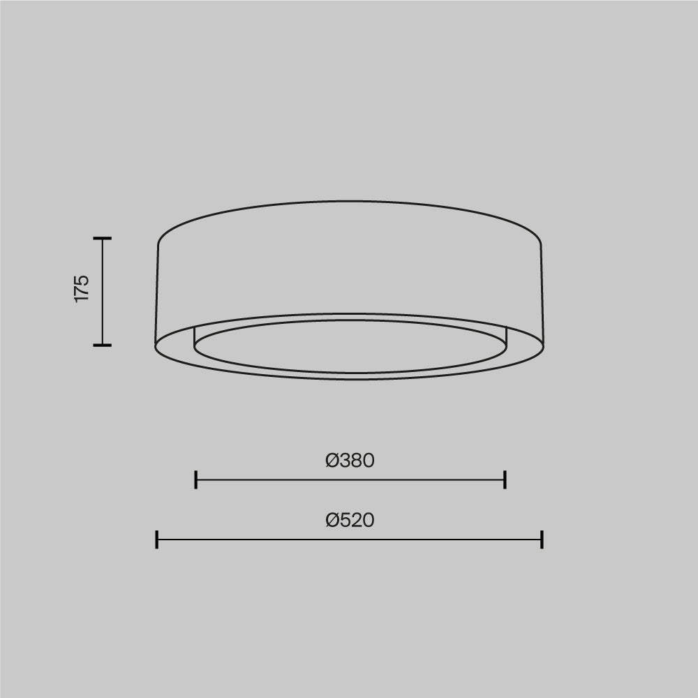 Lampa sufitowa Maytoni Bergamo IP20 3xE27 MOD617CL-04GR | Chrom