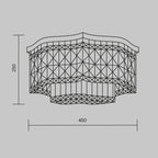 Lampa sufitowa Maytoni Dune IP20 6xE14 DIA005CL-06CH | Chrom