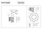 Lampa sufitowa Maytoni Dune IP20 6xE14 DIA005CL-06CH | Chrom