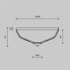 Lampa sufitowa Maytoni Facet IP20 4xE14 MOD094CL-04G | Złoto