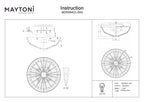 Lampa sufitowa Maytoni Facet IP20 4xE14 MOD094CL-04G | Złoto