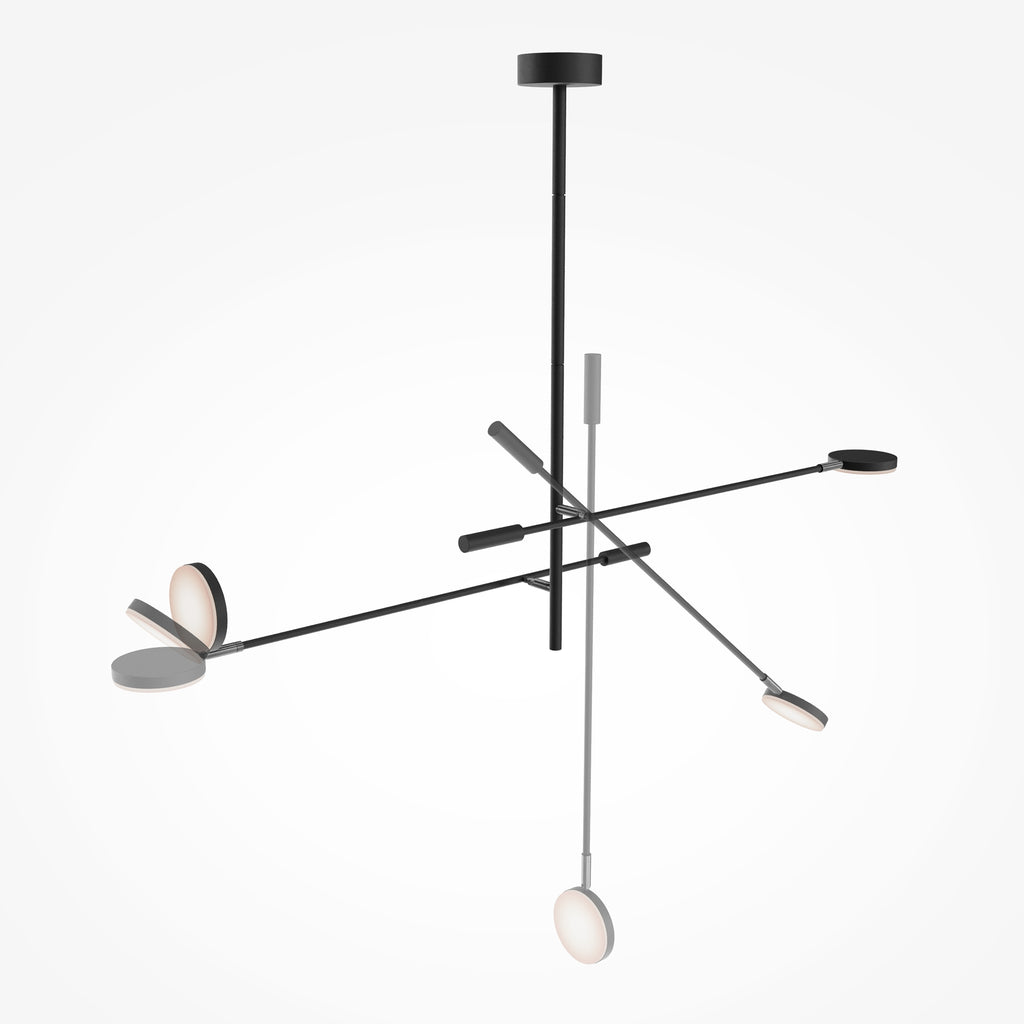 Lampa sufitowa Maytoni Fad IP20 x MOD070CL-L15B3K1 | Czarny
