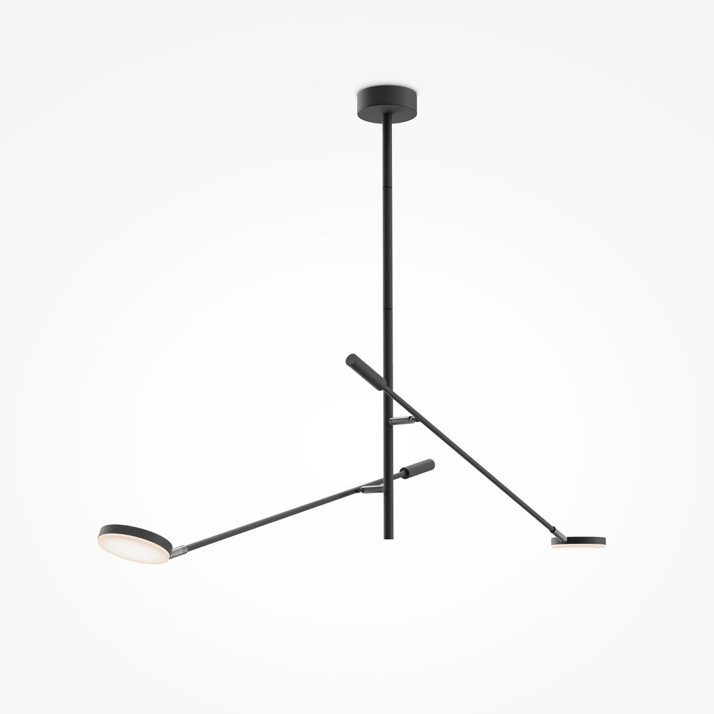 Lampa sufitowa Maytoni Fad IP20 x MOD070CL-L15B3K1 | Czarny