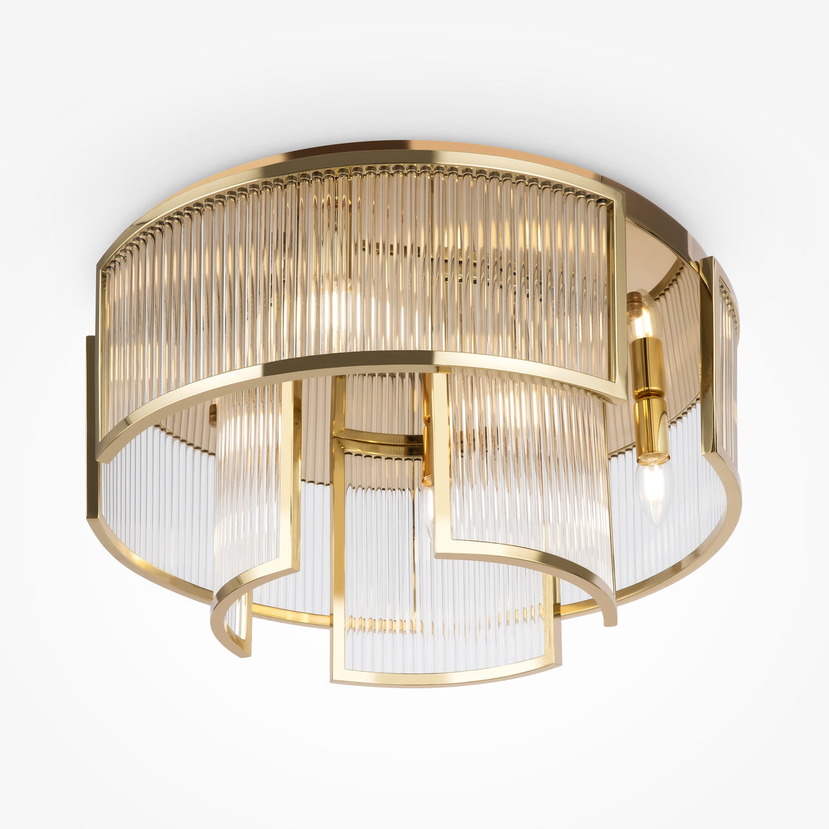 Lampa sufitowa Maytoni Frame IP20 6xE14 MOD174CL-06G | Złoto