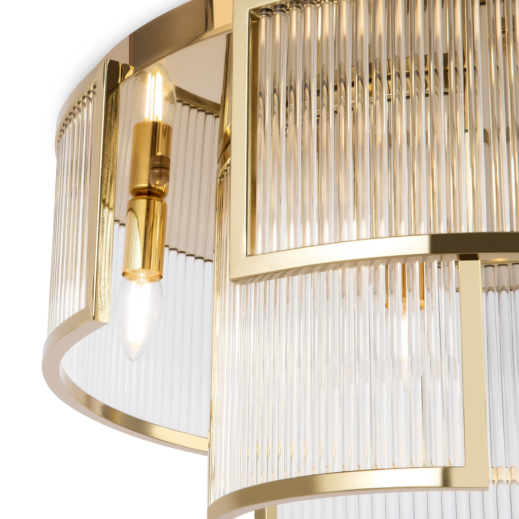 Lampa sufitowa Maytoni Frame IP20 6xE14 MOD174CL-06G | Złoto