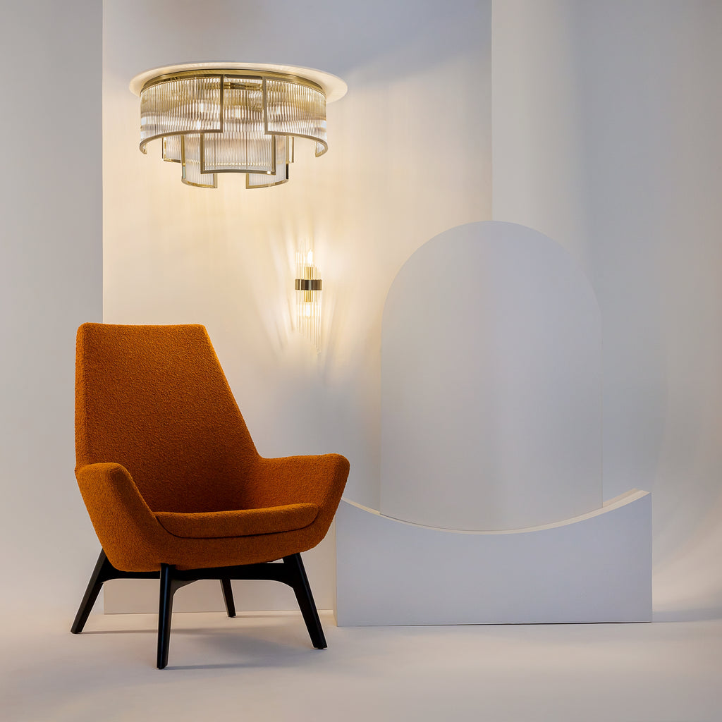 Lampa sufitowa Maytoni Frame IP20 6xE14 MOD174CL-06G | Złoto