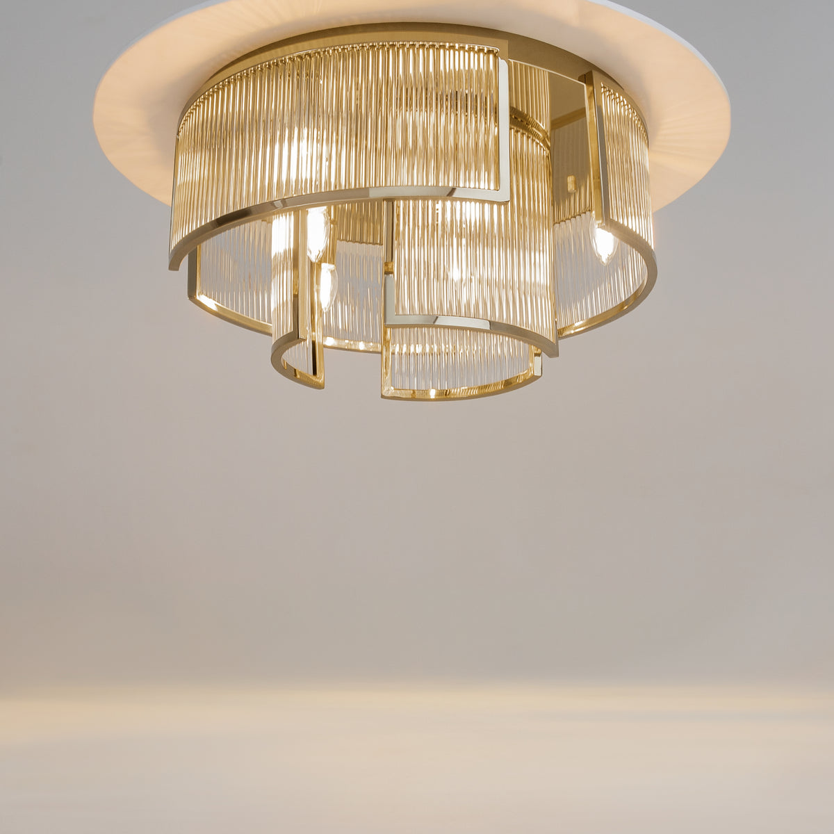 Lampa sufitowa Maytoni Frame IP20 6xE14 MOD174CL-06G | Złoto