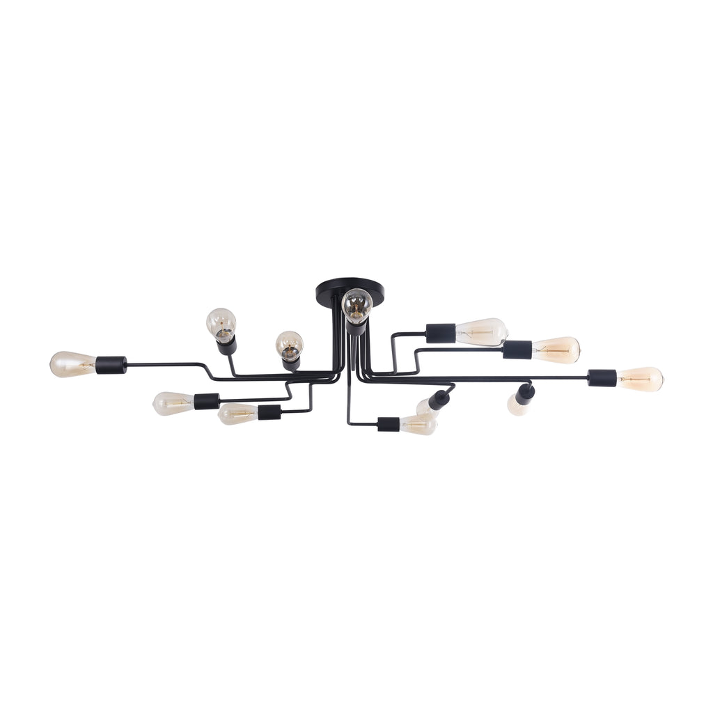 Lampa sufitowa Maytoni Gilbert IP20 12xE27 T532CL-12B | Czarny