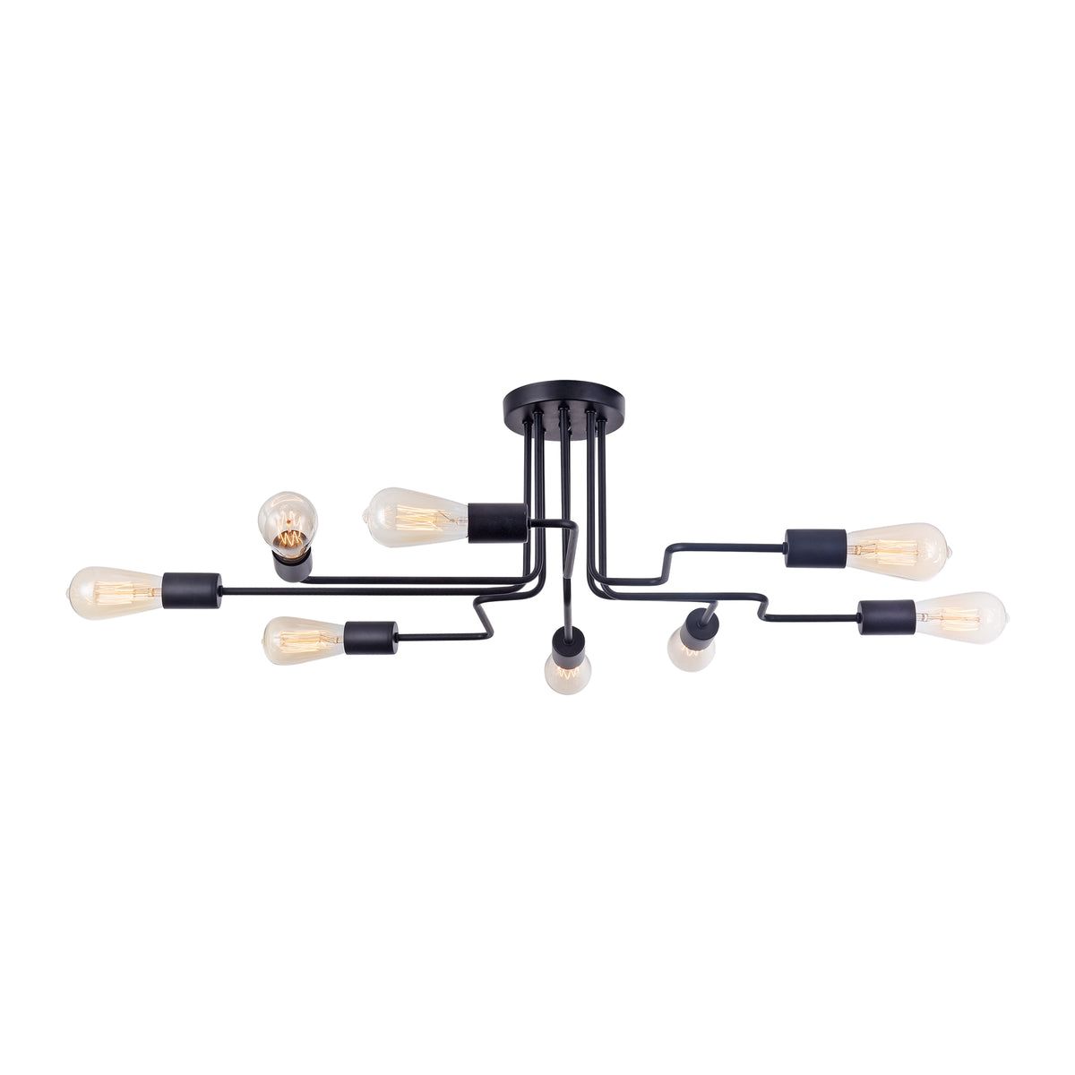 Lampa sufitowa Maytoni Gilbert IP20 8xE27 T532CL-08B | Czarny