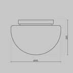 Lampa sufitowa Maytoni Glassy IP20 1xE27 MOD270CL-01G | Złoto