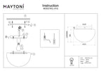 Lampa sufitowa Maytoni Glassy IP20 1xE27 MOD270CL-01G | Złoto